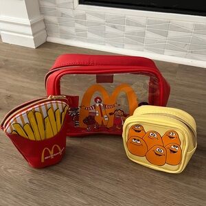 McDonald’s Heritage Collection 3 pc. Makeup Bag Set Mad Engine